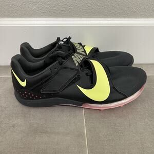 Nike Air Zoom LJ Elite Mens 10 Black Long Jump Track & Field Shoes CT0079-001